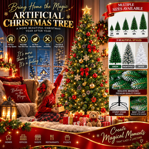 Christmas tree with - with, stand