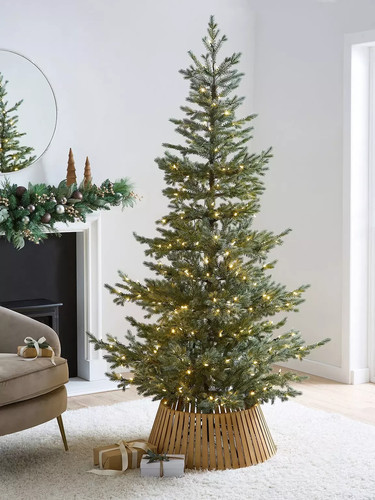 7ft elegance pre lit christmas - lit,