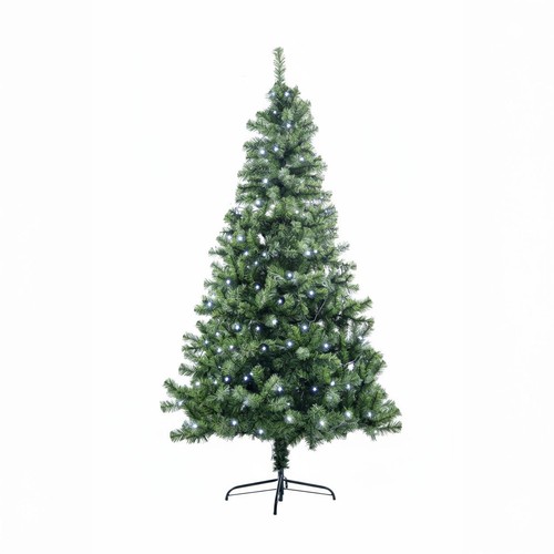 Green christmas tree pre lit - christmas, pre-lit