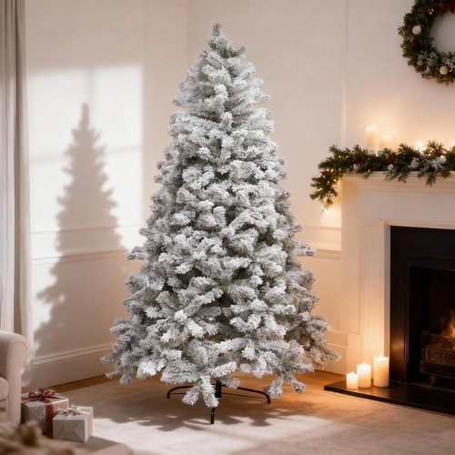 7ft frosted snowy - frosted,