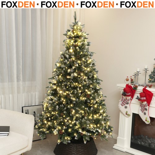 Pre lit christmas tree 7ft - pre-lit, 450