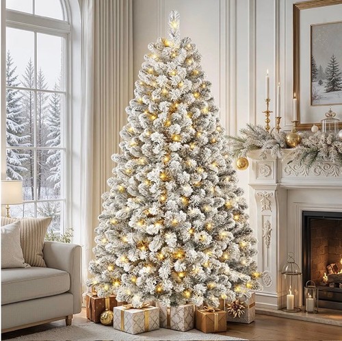 7ft pre lit - pre, christmas