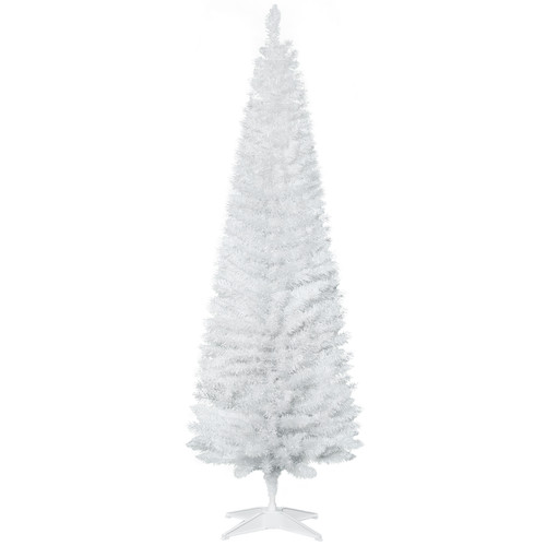 6ft white pencil slim - 1.8m,
