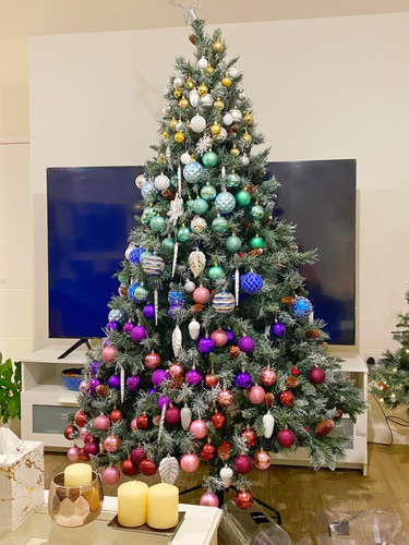 7ft pre lit - 7ft, tree