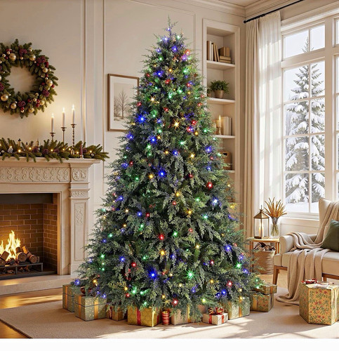 Artificial pre lit christmas - pre-lit,