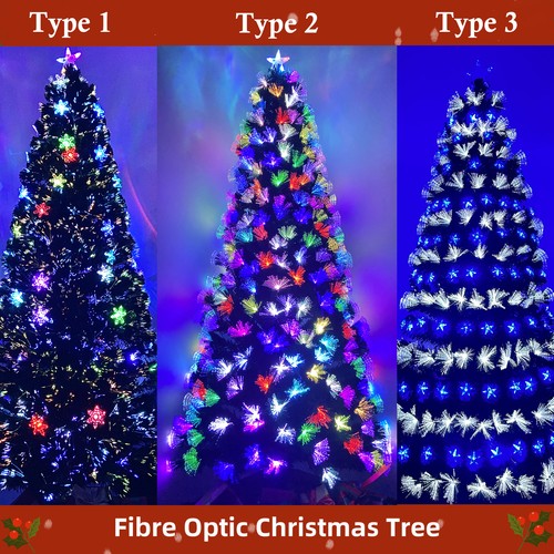 Pre lit multicolor fibre optic - pre-lit,