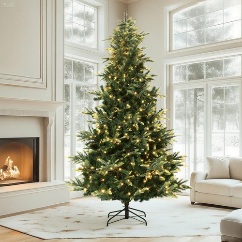 Pre lit slim - slim, fir