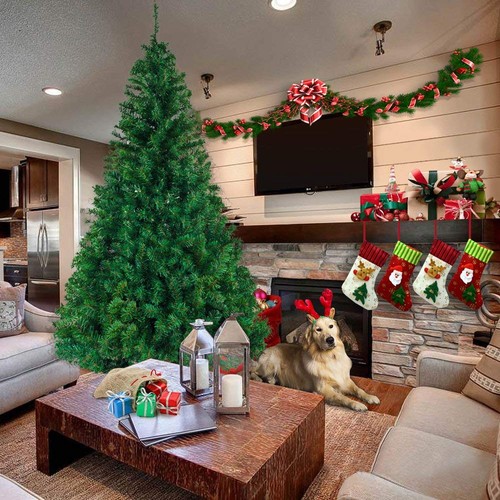 Christmas tree 7ft with stand - christmas,