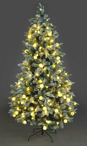 Pre lit christmas tree snow - pre-lit,