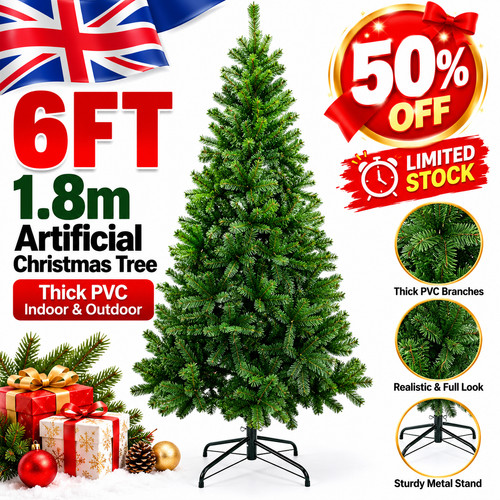 6ft artificial green - 6ft, 1.8m