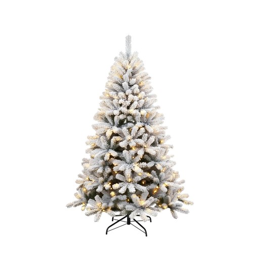 Prelit christmas tree green - prelit,